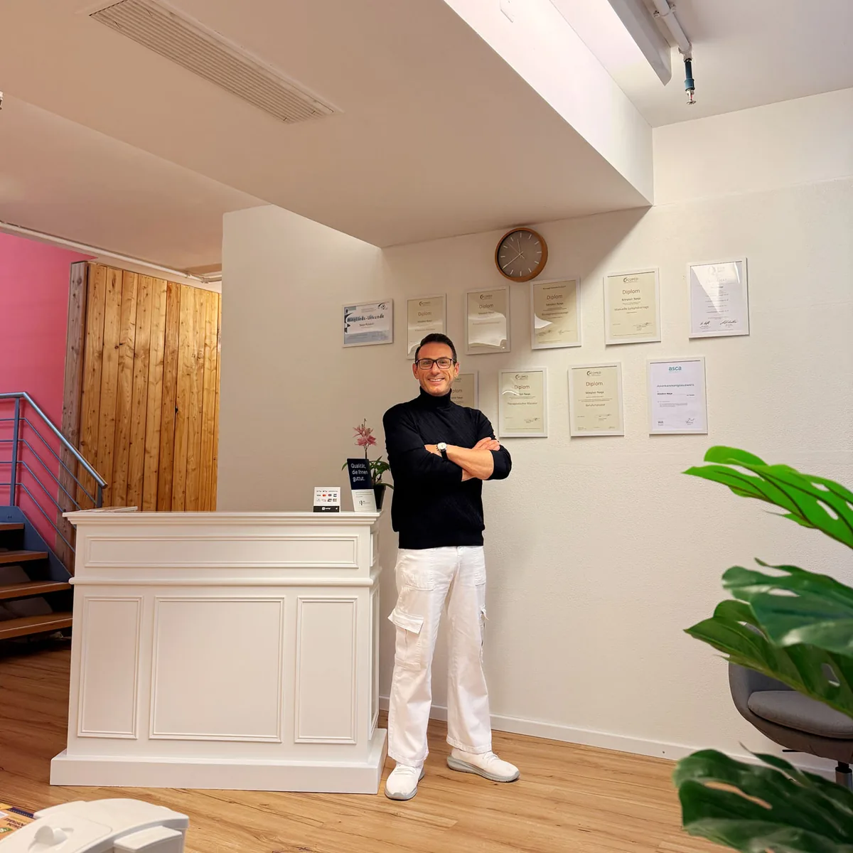 Praxisraum des Massage Zentrum Wittenbach